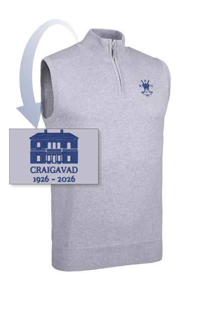 Craigavad 1926-2026 Alasdair Mens Quarter Zip Slipover