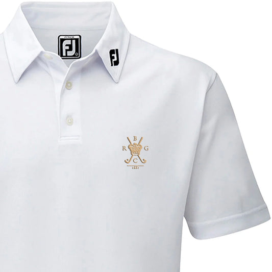 Craigavad 1926-2026 FootJoy Junior Polo Shirt White